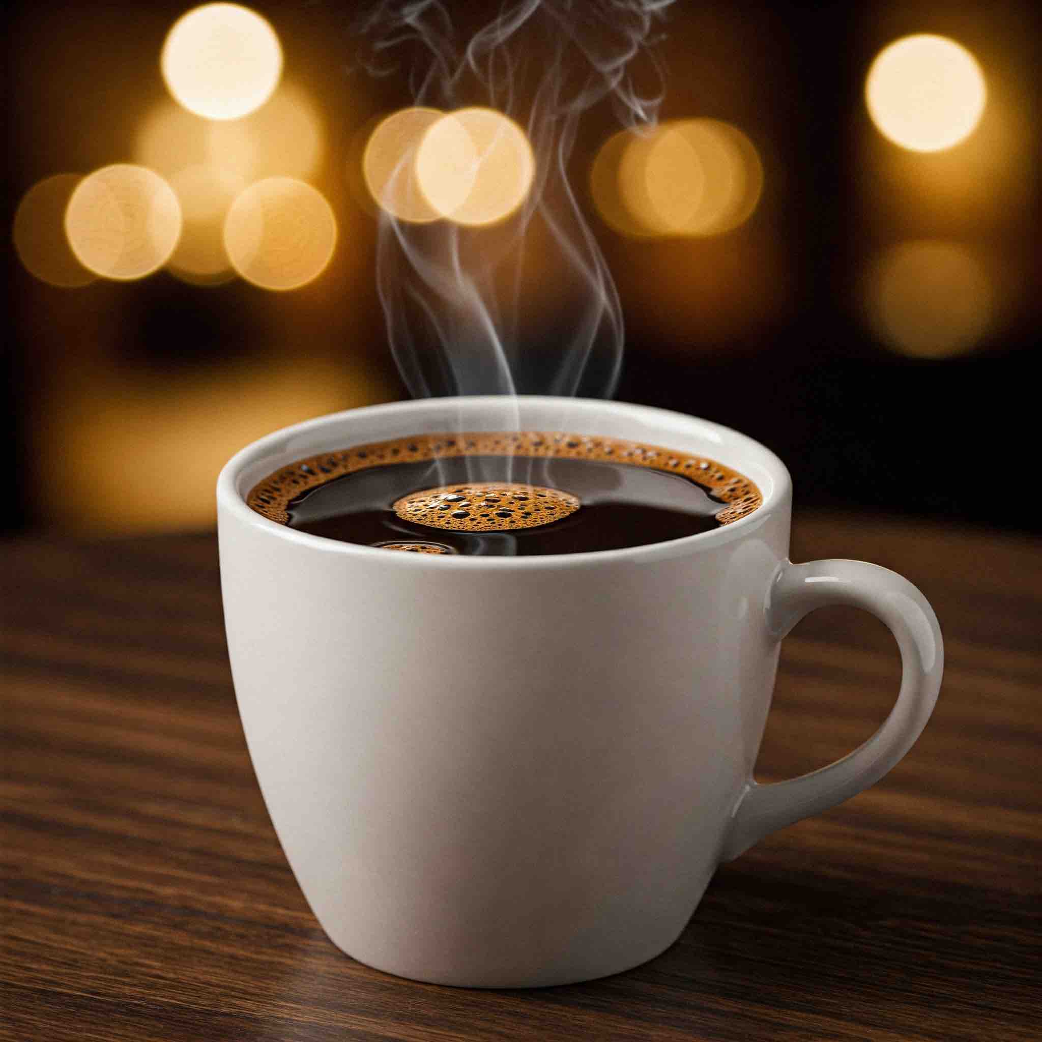 ブラックコーヒーのカフェイン量と健康への影響